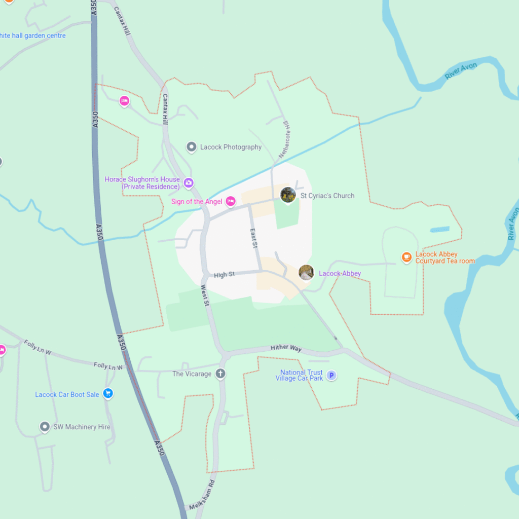 Map of Lacock